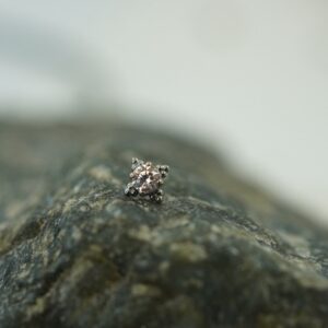 Anatometal Zia white gold 3mm zirkonia