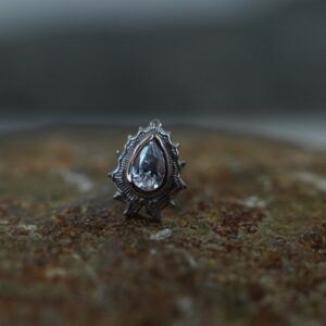 Anatometal Anjou white gold white cz