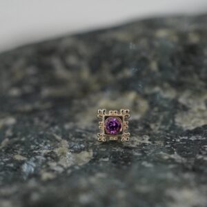 BVLA Flourish Illusion Yellow Gold Rhodolite