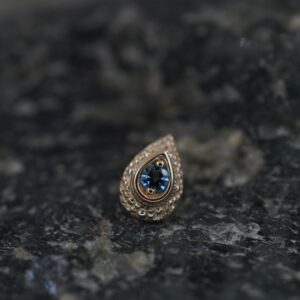 BVLA Nanda Pear aquamarine