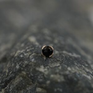 Buddha Jewelry Peekaboo Black Spinel