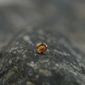 Buddha Jewelry Peekaboo Orange Garnet